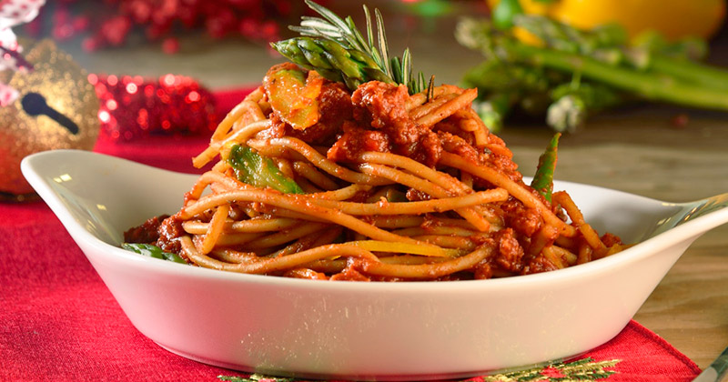 Spaghetti con jitomate - Vidactual